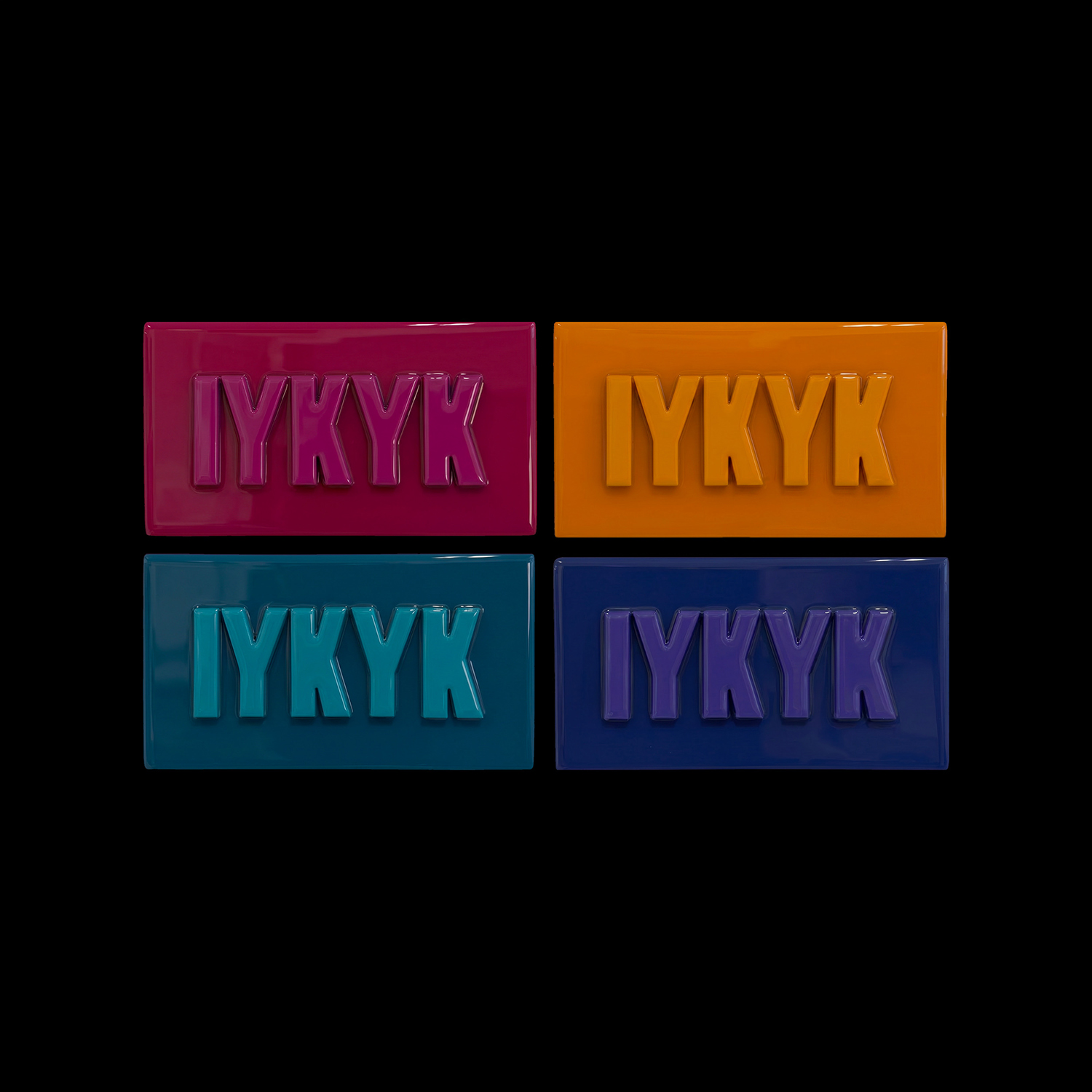 <em>IYKYK</em>, 2026 <br/>Mixed Media<br/>6" x 11" x 2.5" each<br/>Available, please inquire for purchase